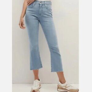Veronica Beard Light Blue Jeans Carly Kick Flare HIgh Rise